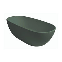 Load image into Gallery viewer, BC Designs Crea Cian Freestanding Double Ended Bath, ColourKast - 1665x780mm BAB076KG Khaki Green
