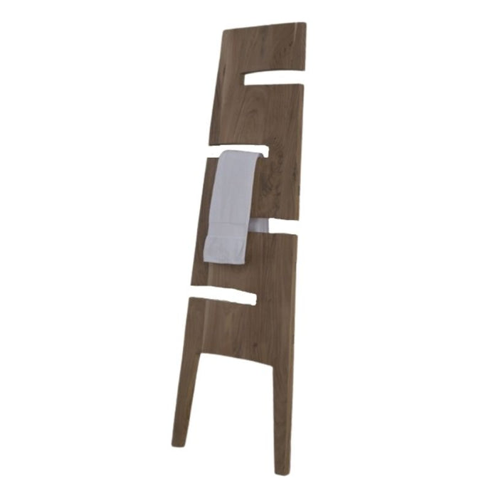 Hurlingham Curves Towel Plank Ladder, Acacia Wood TH818 Bathroom Accessory