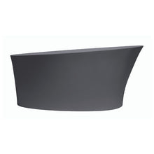 Load image into Gallery viewer, BC Designs Delicata Cian Freestanding Slipper Bath, ColourKast - 1520x715mm BAB020GM Gunmetal
