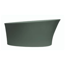 Load image into Gallery viewer, BC Designs Delicata Cian Freestanding Slipper Bath, ColourKast - 1520x715mm BAB020KG Khaki Green
