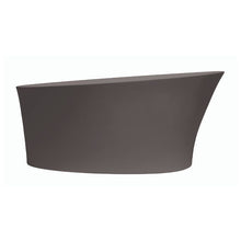 Load image into Gallery viewer, BC Designs Delicata Cian Freestanding Slipper Bath, ColourKast - 1520x715mm BAB020M Mushroom
