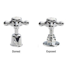 Load image into Gallery viewer, BC Designs Victrion Crosshead Wall-Mounted Bath Shower Mixer Tap, 1/4 Turn Ceramic Discs
