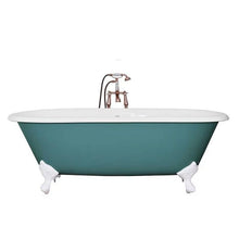 Load image into Gallery viewer,  renaissanceathomeHurlingham Dryden Small Freestanding Cast Iron Bath, Roll Top Painted Bath With Feet - 1530x770mm

