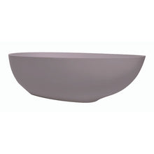 Load image into Gallery viewer, BC Designs Gio Cian Freestanding Double Ended Bath, ColourKast - 1645x935mm BAB062R Satin Rose
