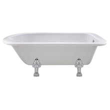 Load image into Gallery viewer, Hudson Reed Barnsbury Acrylic Freestanding Roll Top Bath With Feet, Single Ended Bath - 1690x750mm
