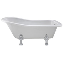 Load image into Gallery viewer, Hudson Reed Brockley Acrylic Freestanding Painted Roll Top Slipper Bath With Feet - 1500x750mm RL1490M1 RL1490C2 RL1490T
