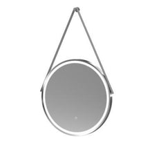 Load image into Gallery viewer, Hudson Reed Brushed Brass Round Illuminated Mirror - 600x600mm Chrome

