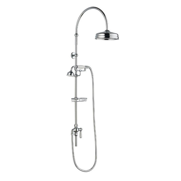 Hudson Reed Deluxe Grand Rigid Riser Kit With 8″ Shower Head AM319