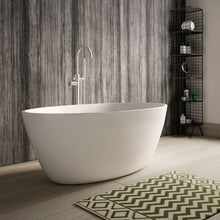 Load image into Gallery viewer, Hudson Reed Grace Cian Freestanding Double Ended Oval Bath, Silk Matt White - 1510x760mm NBB001
