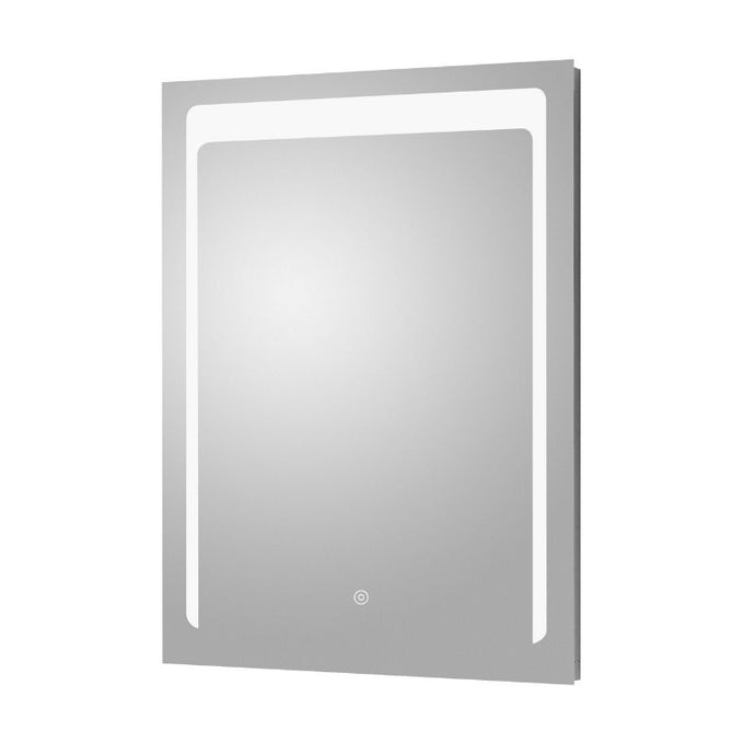 Hudson Reed Illuminated Bathroom Mirror, LED Light Panel & Strips - 500x700mm LQ501 Nuie