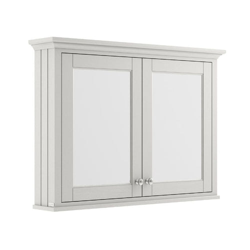 Hudson Reed Old London Bathroom Double Door Mirror Cabinet- 750x1050mm LON417 Timeless Sand