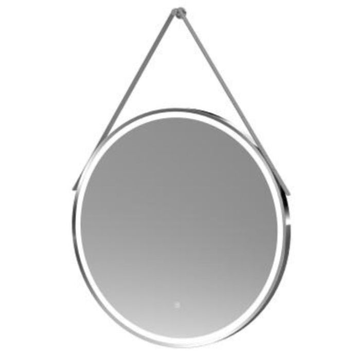 Hudson Reed Round Illuminated Mirror, 3 Finishes - 800x800mm