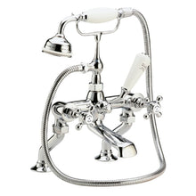 Load image into Gallery viewer, Hudson Reed Topaz Crosshead Deck-Mounted Bath Shower Mixer, 14 Turn Ceramic Discs BC3-4HX
