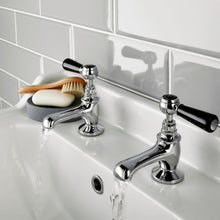Load image into Gallery viewer, Hudson Reed Topaz Lever Basin Pillar Taps, 14 Turn Ceramic Discs
