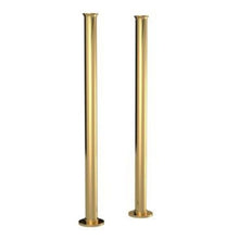 Load image into Gallery viewer, Hudson Reed Traditional Freestanding Bath Standpipes - 697mm Brass
