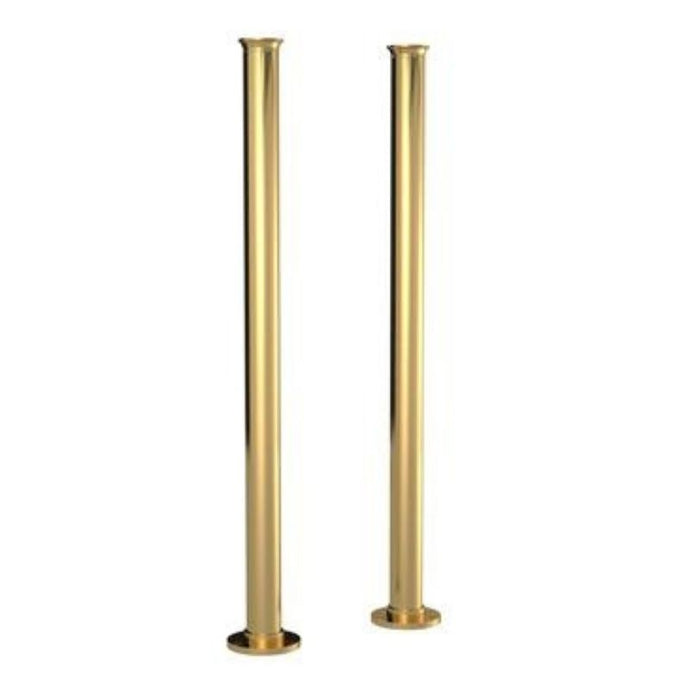 Hudson Reed Traditional Freestanding Bath Standpipes - 697mm Brass