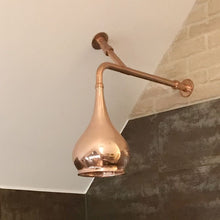 Load image into Gallery viewer, Hurlingham Bulbous Shower Head Rose 8 Copper
