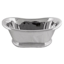 Load image into Gallery viewer, Hurlingham Bulle Nickel Bathroom Basin, Roll Top Basin - 660x280mm  renaissanceathome
