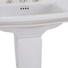 Load image into Gallery viewer, Hurlingham Chichester Ceramic Wash Basin, Large - 865x685mm HBC015 HBC013 Bathroom Sink &amp; Stand
