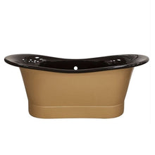 Load image into Gallery viewer, Hurlingham Copper Roll Top Boat Bath, Painted Finish - 1730x710mm Painted Copper Bath renaissanceathome
