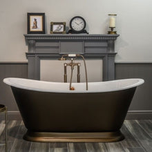 Load image into Gallery viewer, Hurlingham Galleon Freestanding Cast Iron Bath, Painted Roll Top Boat Bath - 1675x715mm renaissanceathome
