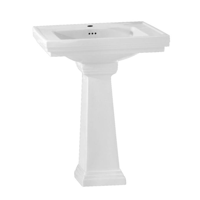 Hurlingham Highgate Ceramic Wash Basin, Large - 900x640mm Bathroom 1-Hole Basin Sink