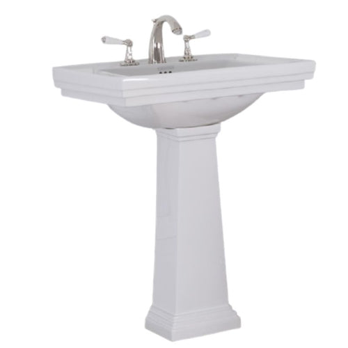 Hurlingham Highgate Ceramic Wash Basin, Large - 900x640mm Bathroom 3-Hole Basin Sink