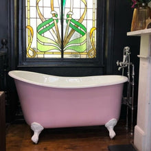 Load image into Gallery viewer, Hurlingham Shelley Freestanding Cast Iron Bath, Painted Roll Top Bath With Feet - 1370x730mm renaissanceathome
