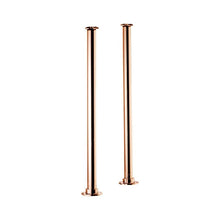 Load image into Gallery viewer, Hurlingham Traditional Stand Pipe Legs - 813x88mm Polished Copper SWT036C

