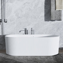 Load image into Gallery viewer, Indulgent Bathing Acacia Freestanding Textured Bath, Double Ended Painted Bathtub - 1700x800mm
