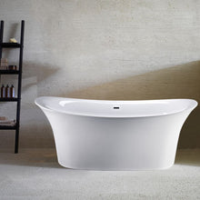 Load image into Gallery viewer, Indulgent Bathing Oakley Freestanding Slipper Bath, Double Slipper Painted Bathtub - 1755x790mm WS223

