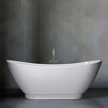 Load image into Gallery viewer, Indulgent Bathing Tulip Freestanding Bath, Double Ended Painted Bathtub - 1750x650mm
