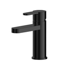 Load image into Gallery viewer, Nuie Bathroom Basin Mono Tap Mixer, With Push Button Waste Matt Black ARV405
