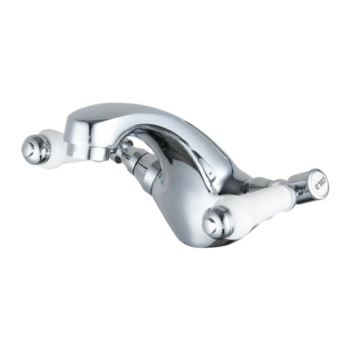 Nuie Bloomsbury Bathroom Basin Mono Tap Mixer, Traditional Lever Basin Mono Tap