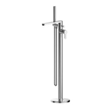 Load image into Gallery viewer, Nuie Floor Standing Bath Shower Mixer, With Handset &amp; Single Lever Cartridge - 880mm Polished Chrome ARV421

