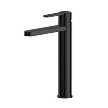 Load image into Gallery viewer, Nuie High Rise Mono Bathroom Basin Tap Mixer, Tall Spout &amp; Lever - 290mm Matt Black ARV470
