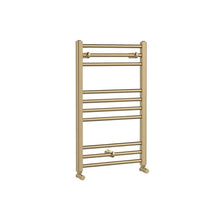 Load image into Gallery viewer, Nuie Lorica Round Straight Heated Towel Rail, Ladder Rails Towel Radiator - 1200x500mm

