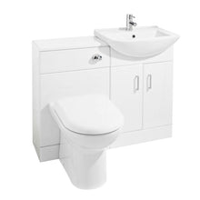 Load image into Gallery viewer, Nuie Madison Combination Furniture Pack - With Basin, Dual Flush Cistern, WC Pan &amp; Soft Close Seat
