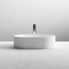 Load image into Gallery viewer, Nuie Oval Ceramic Bathroom Basin - 565x350mm, Matt White
