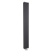 Load image into Gallery viewer, Nuie Revive Compact Radiator, Double Panel Design Radiator - 1800x237mm Anthracite HRE009 Gloss White HRE007 Gloss White

