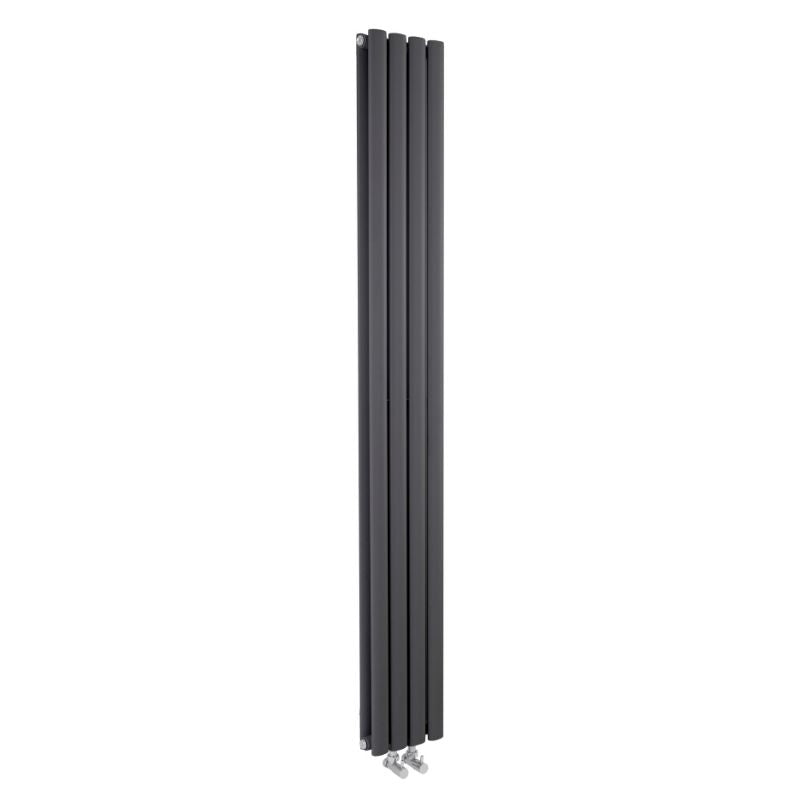 Nuie Revive Compact Radiator, Double Panel Cloakroom Radiator - 1800x2 ...