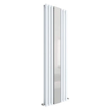 Load image into Gallery viewer, Nuie Revive Radiator With Mirror, Double Panel Design Radiator - 1800x499mm Gloss White HL331 Anthractie HLA79

