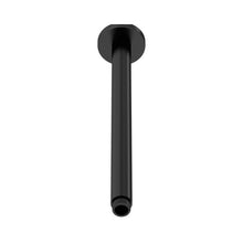 Load image into Gallery viewer, Nuie Round Ceiling Mounted Shower Arm - 300mm, Matt Black
