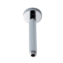 Load image into Gallery viewer, Nuie Round Ceiling Mounted Shower Arm - 300mm, Brushed Polished Chrome
