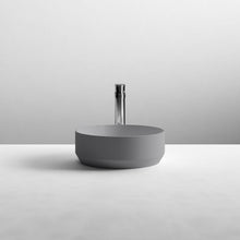 Load image into Gallery viewer, Nuie Round Vessel Ceramic Bathroom Basin - 350x350mm, Matt Grey
