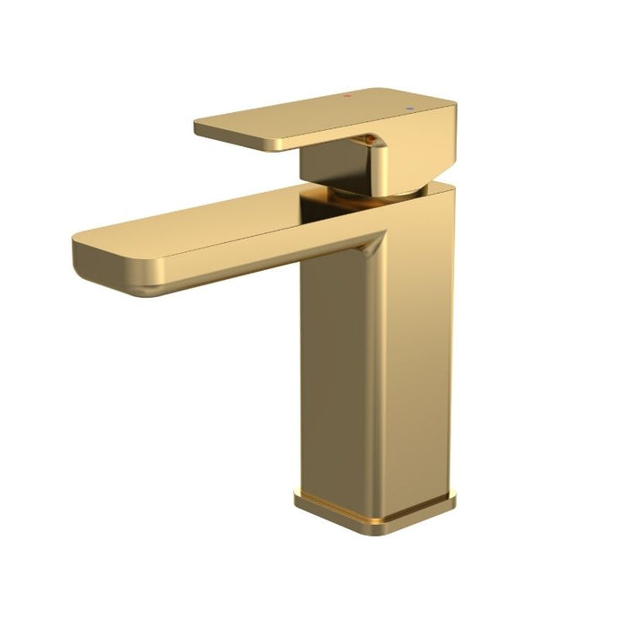 Nuie Windon Bathroom Basin Mono Tap Mixer, With Push Button Waste WIN805 Brushed Brass WIN405 Matt Black WIN305 Polished Chrome