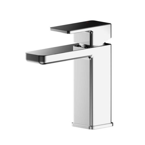 Nuie Windon Mini Bathroom Basin Tap Mixer, With Push Button Waste