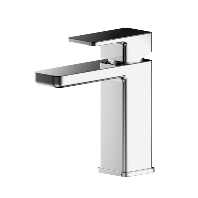 Nuie Windon Mini Bathroom Basin Tap Mixer, With Push Button Waste