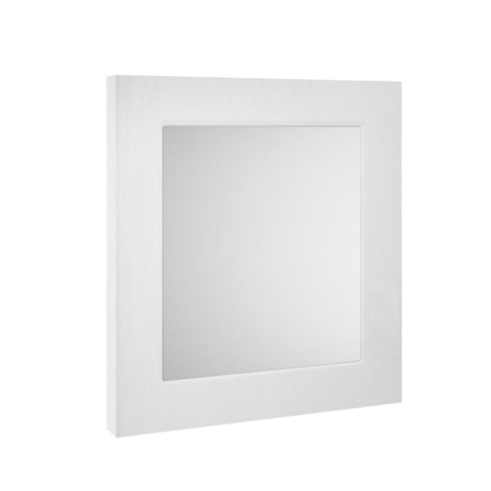 Nuie York Framed Mirror - 600x800mm, White Ash