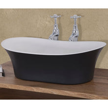 Load image into Gallery viewer, Hurlingham Cast Iron Painted Bateau Basin - 620x215mm
